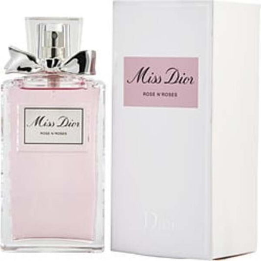 MISS DIOR ROSE N'ROSES by Christian Dior EDT SPRAY 3.4 OZ For Women