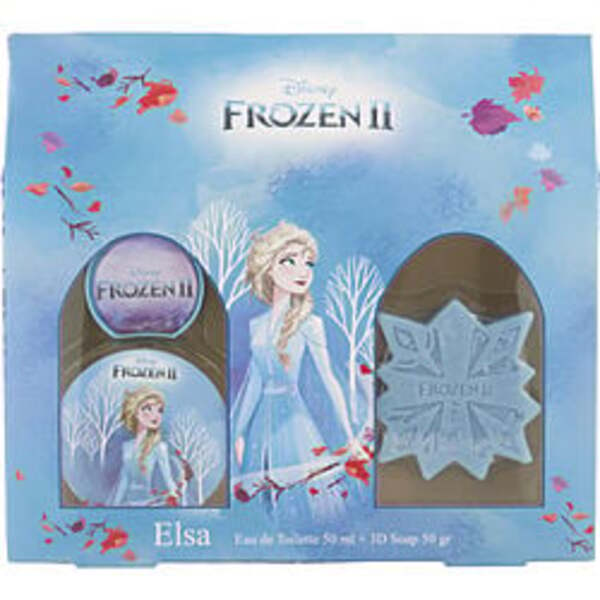 FROZEN 2 DISNEY ELSA by Disney EDT SPRAY 1.7 OZ & SOAP 1.7 OZ For Women