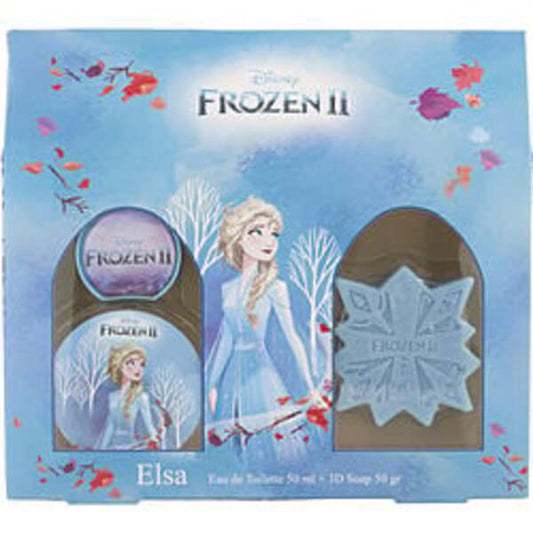 FROZEN 2 DISNEY ELSA by Disney EDT SPRAY 1.7 OZ & SOAP 1.7 OZ For Women