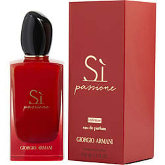 ARMANI SI PASSIONE INTENSE by Giorgio Armani EAU DE PARFUM SPRAY 3.4 OZ For Women