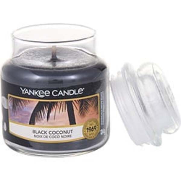 YANKEE CANDLE by Yankee Candle BLACK COCONUT  SCENTED SMALL JAR 3.6 OZ For Anyone