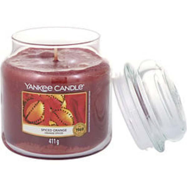 YANKEE CANDLE by Yankee Candle SPICED ORANGE SCENTED MEDIUM JAR 14.5 OZ For Anyone