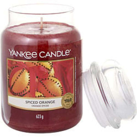 YANKEE CANDLE by Yankee Candle SPICED ORANGE SCENTED LARGE JAR 22 OZ For Anyone