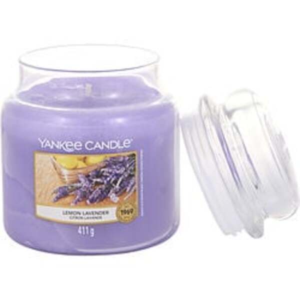 YANKEE CANDLE by Yankee Candle LEMON LAVENDER SCENTED MEDIUM JAR 14.5 OZ For Anyone