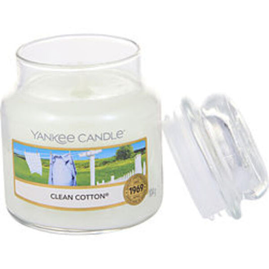 YANKEE CANDLE by Yankee Candle CLEAN COTTON SCENTED SMALL JAR 3.6 OZ For Anyone