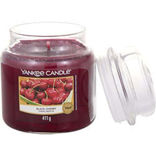 YANKEE CANDLE by Yankee Candle BLACK CHERRY SCENTED MEDIUM JAR 14.5 OZ For Anyone