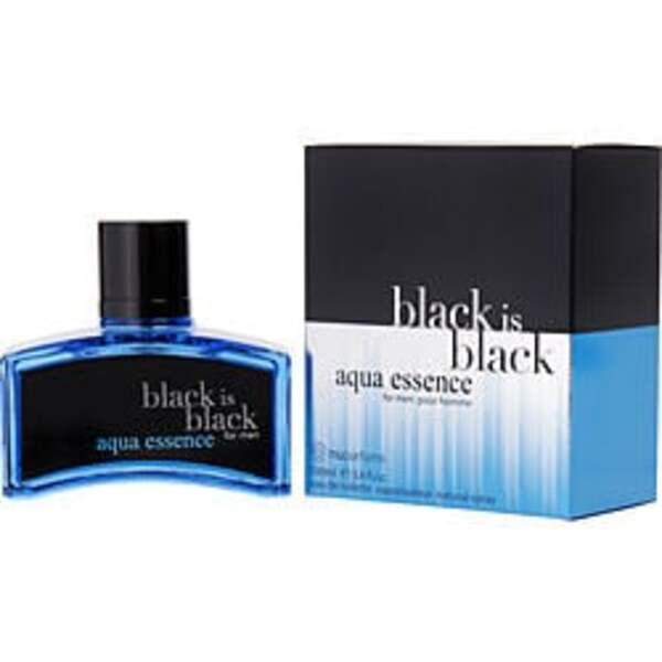 BLACK IS BLACK AQUA ESSENCE by Nuparfums EDT SPRAY 3.4 OZ For Men