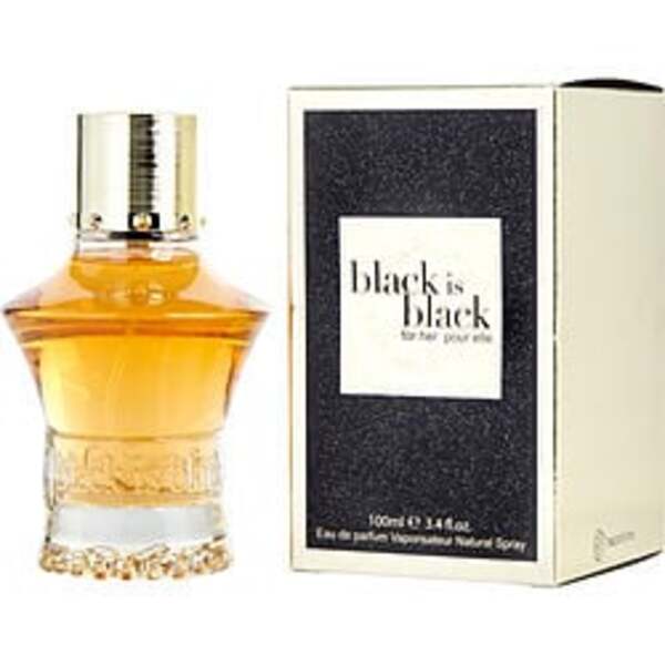 BLACK IS BLACK POUR ELLE  by Nuparfums EAU DE PARFUM SPRAY 3.4 OZ For Women