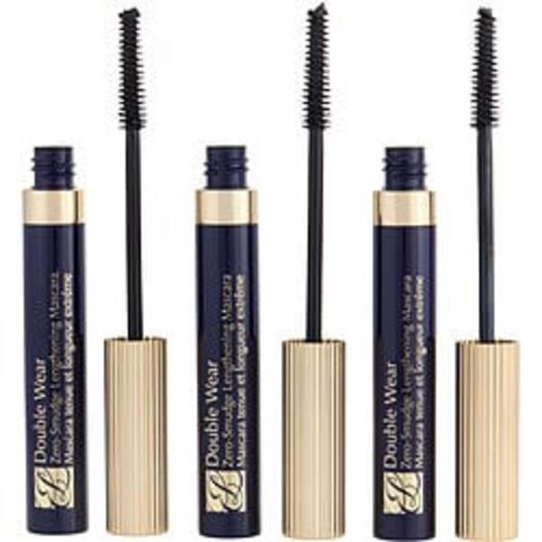 ESTEE LAUDER by Estee Lauder Double Wear Zero Smudge Lengthening Mascara Trio - # 01 Black 3x--6ml/0.24oz For Women