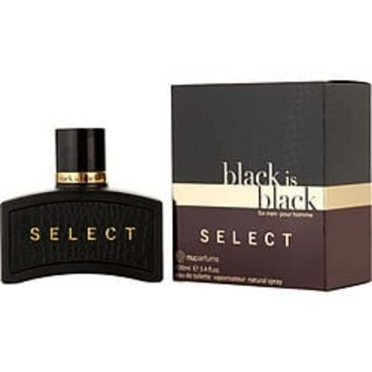 BLACK IS BLACK SELECT by Nuparfums EDT SPRAY 3.4 OZ For Men