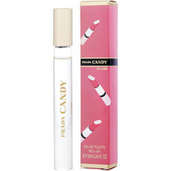 PRADA CANDY GLOSS by Prada EDT ROLLERBALL 0.3 OZ MINI For Women