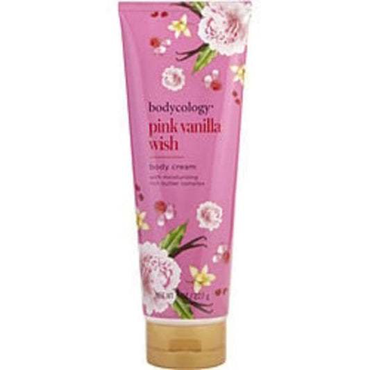 BODYCOLOGY PINK VANILLA WISH by Bodycology BODY CREAM 8 OZ For Women