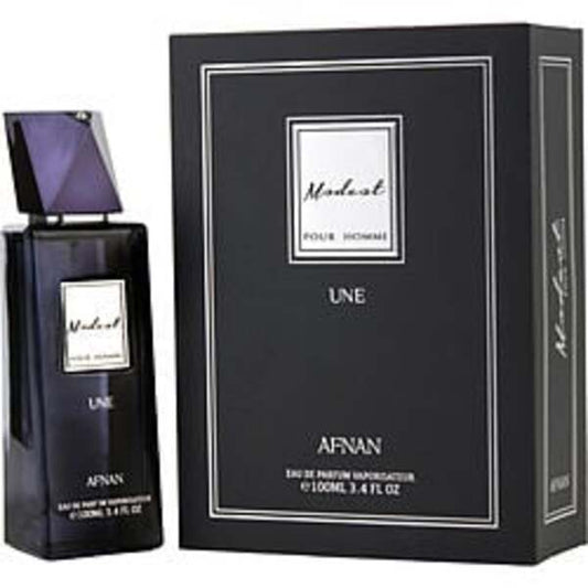 AFNAN MODEST UNE by Afnan Perfumes EAU DE PARFUM SPRAY 3.4 OZ For Men