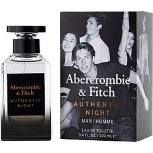 ABERCROMBIE & FITCH AUTHENTIC NIGHT by Abercrombie & Fitch EDT SPRAY 3.4 OZ For Men