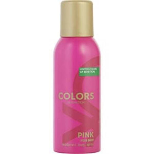 COLORS DE BENETTON PINK by Benetton DEODORANT SPRAY 5 OZ For Women