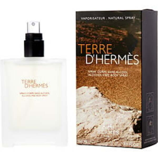 TERRE D'HERMES by Hermes ALCOHOL FREE BODY SPRAY 3.4 OZ For Men