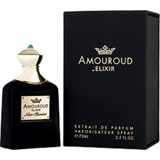 AMOUROUD ELIXIR NOIR ILLUMINE by Amouroud EXTRAIT DE PARFUM SPRAY 2.5 OZ For Men