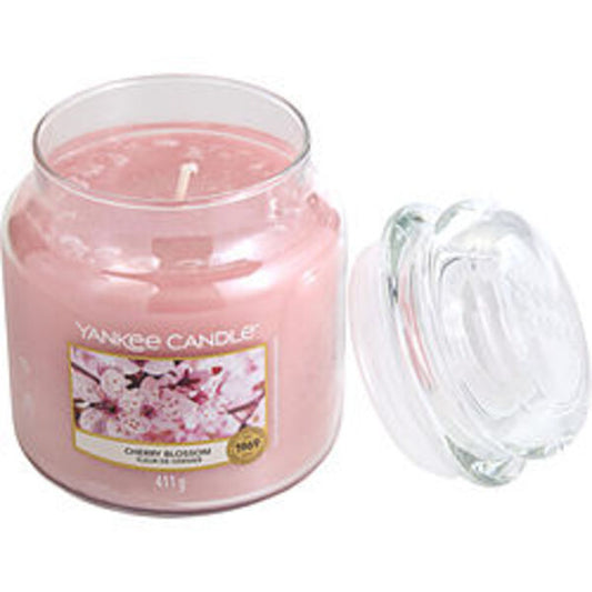 Yankee Candle By Yankee Candle Cherry Blossom Scented Medium Jar 14.5 Oz For Anyone