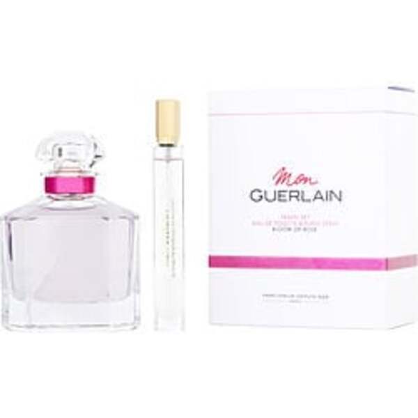 Mon Guerlain Bloom Of Rose By Guerlain Edt Spray 3.4 Oz & Edt Purse Spray 0.33 Oz For Women