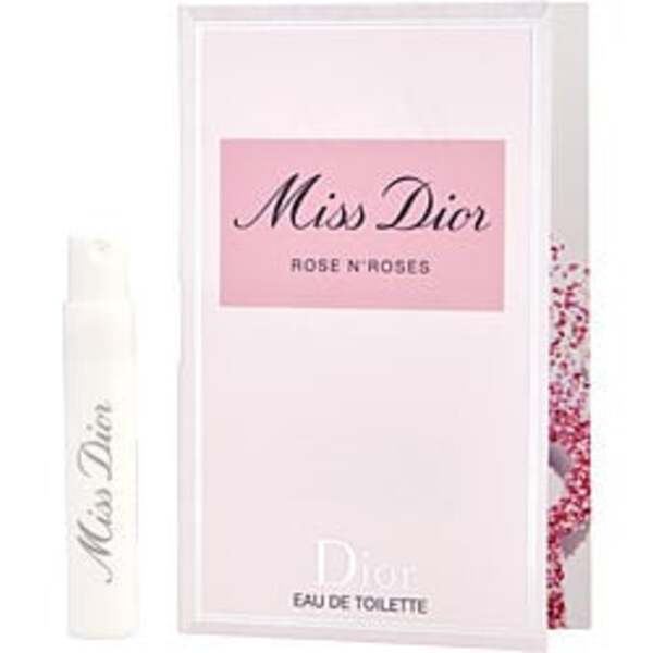 Miss Dior Rose N'roses By Christian Dior Edt Spray Vial On Card For Women