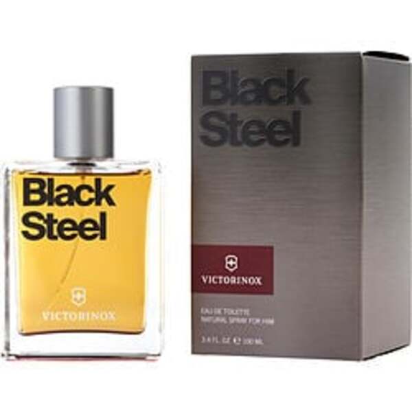 Swiss Army Black Steel By Victorinox Edt Spray 3.4 Oz For Men