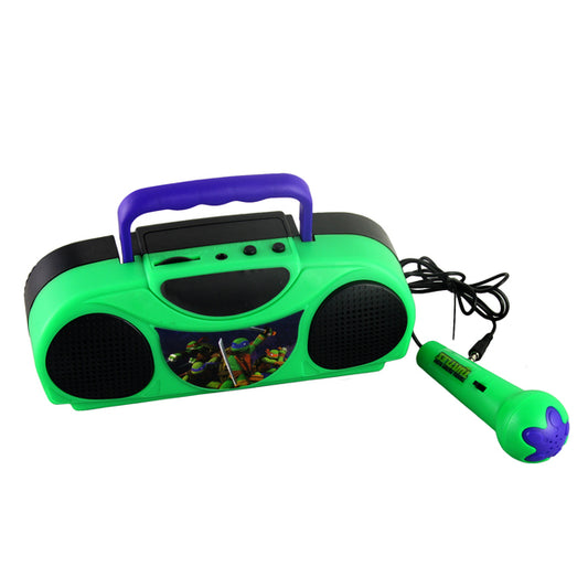 Teenage Mutant Ninja Turtles Portable Radio Karaoke Kit With Microphone