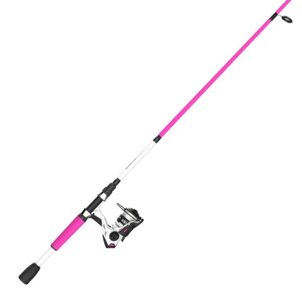 Zebco Roam Pink 20SZ 602ML Spin Combo 8LB Zebco Cajun Line