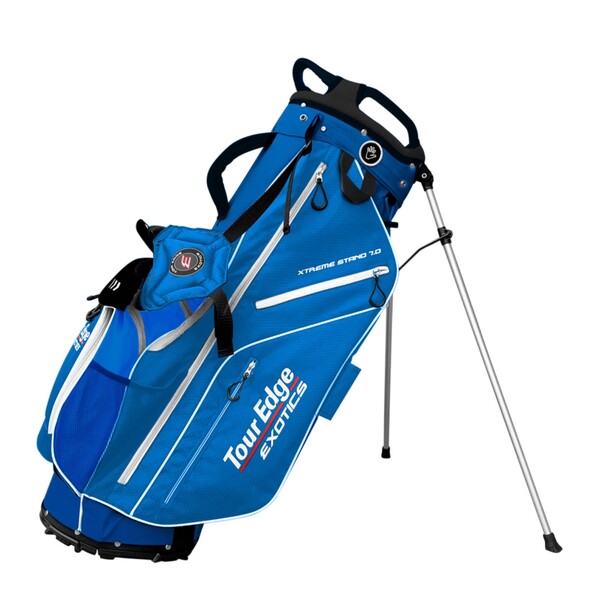 Tour Edge Exotics Xtreme Stand 7.0 Bag-Blue-White