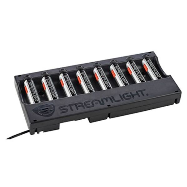 Streamlight SL-B26 8 Bank Charger 120V 100V AC w 8 Batteries