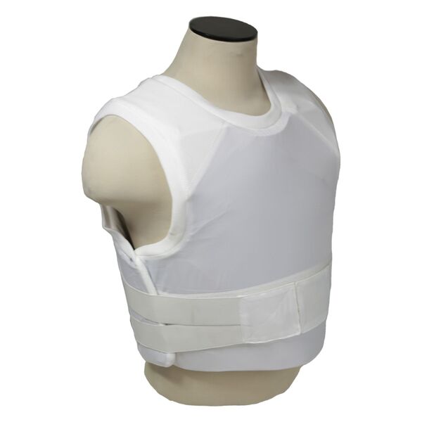 Vism Concealed Carrier Vest w 2 3A Ballist Panels-White XL