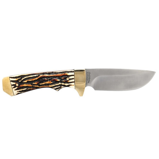 Uncle Henry Next Gen Fixed 3.8 in Blade Staglon Handle