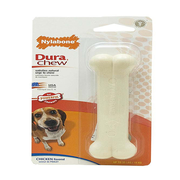 Nylabone Power Chew Flavored Durable Chew Toy for Dogs Chicken; 1ea-Medium-Wolf 1 ct