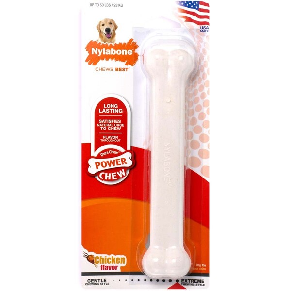 Nylabone Power Chew Flavored Durable Chew Toy for Dogs Chicken; 1ea-Large-Giant 1 ct