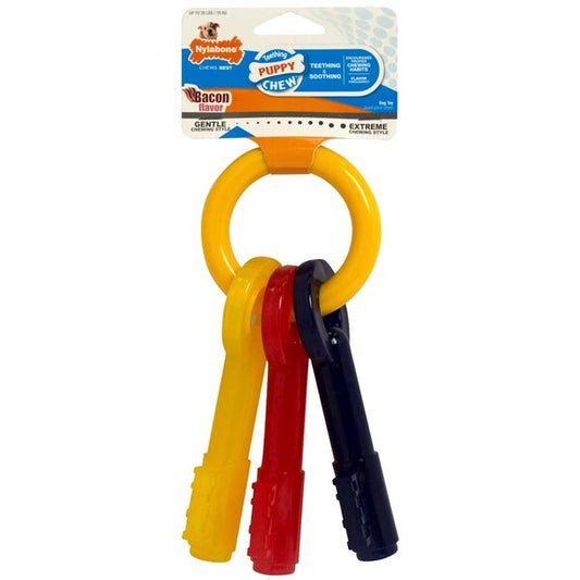 Nylabone Just for Puppies Teething Chew Toy Bacon; 1ea-Medium-Wolf 1 ct