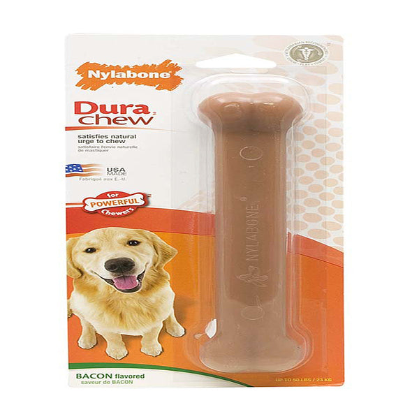 Nylabone Power Chew Flavored Durable Chew Toy for Dogs Bacon; 1ea-Large-Giant 1 ct