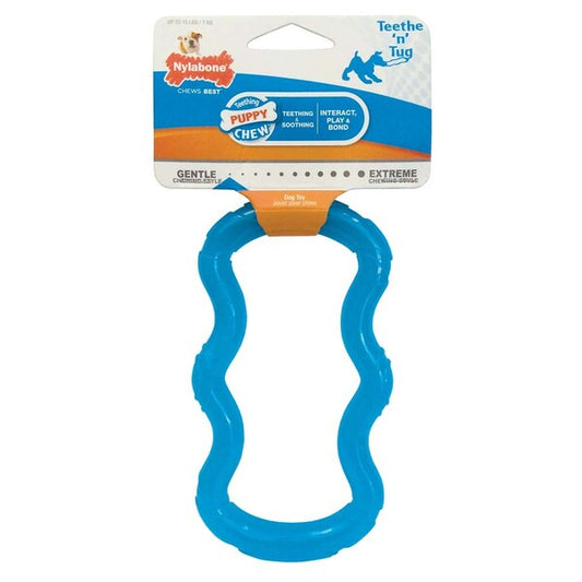 Nylabone Puppy Chew Toy; Teething Toy for Puppies; Puppy Tug Toy Tug Toy; 1ea-XS-Petite 1 ct