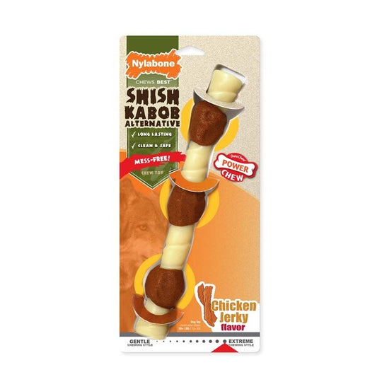 Nylabone Power Chew Shish Kabob Alternative Nylon Chew Toy Shish Kabob; Chicken; 1ea-Large-Giant 1 ct