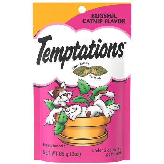 Temptations Blissful Catnip Flavor Cat Treat 3 oz