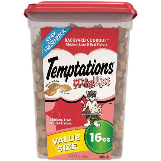 Temptations Backyard Cookout Cat Treat 16 oz