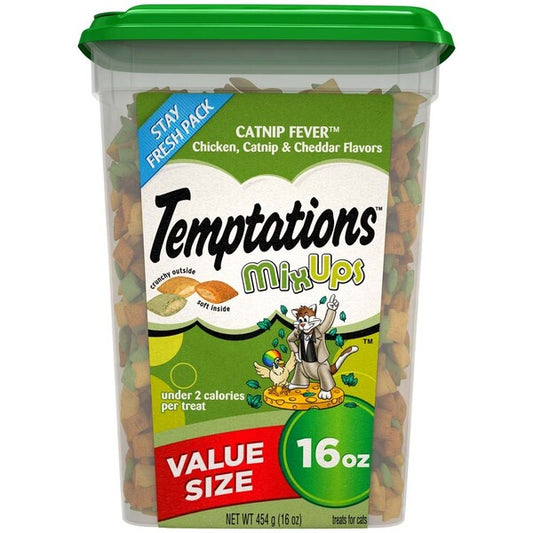 Temptations Catnip Fever MixUps Catnip Chicken and Cheddar Cat Treat 16 oz