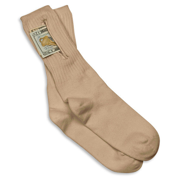 Travelon Security Socks - Tan (Medium)